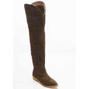 NWT Free People Banks Over The Knee Boot / Deep Khaki